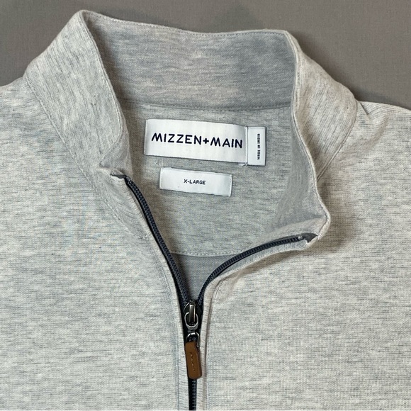 Mizzen + Main Hillman Quarter-Zip Pullover Sweatshirt/Sweater - Mens XL - Picture 9 of 15